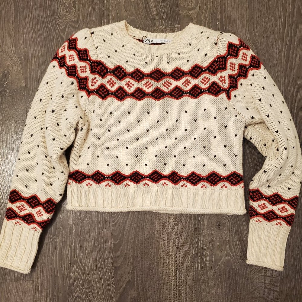 Cropped Wool Sweater (TAGS ON)